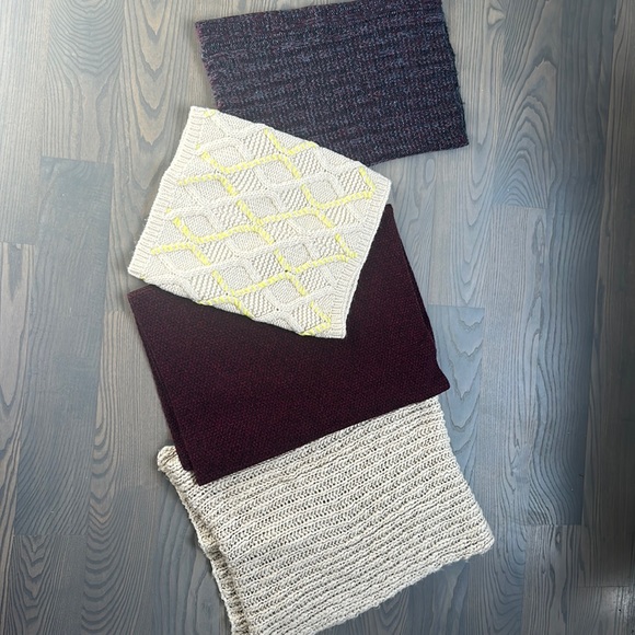 Lot of 4 Winter Scarves EUC 3 x Renee’s Accessories 1 x Mossimo - Picture 1 of 9